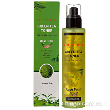Grøn te lysner fugtgivende hudtoner